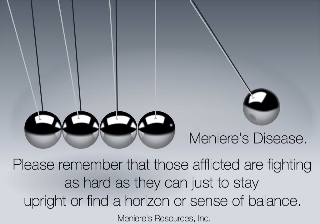 MenieresResourc's tweet photo. #Meniere's #Vestibular #InvisibleDisibilities https://t.co/hyyMvzm0BR