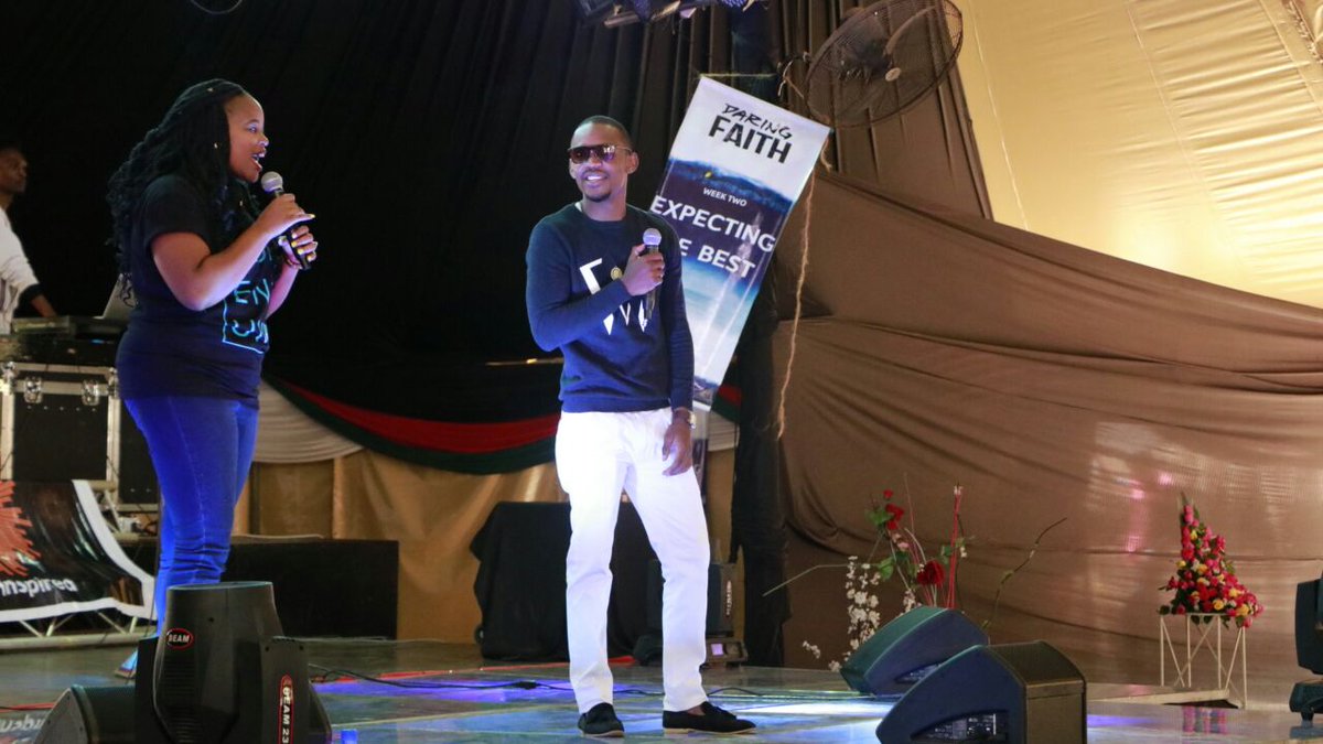 our Mc <a href="/Tawanda_Raymond/">Tawanda Raymond</a> of <a href="/kubambaradio/">Kubamba Radio</a> <a href="/MomentumAfrica/">Momentum Africa</a> @Karura_CC #Momentumke2017 #kubambaRadio