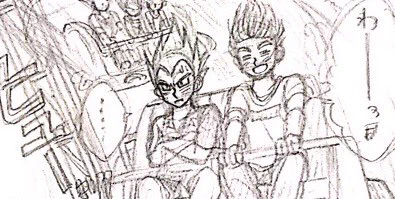 遊園地漫画続きの一コマ。乗り物難しい。。 