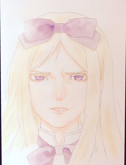 カラーインク練習に描いたベラ嬢
失敗したから加工_(:3 」∠)_ 