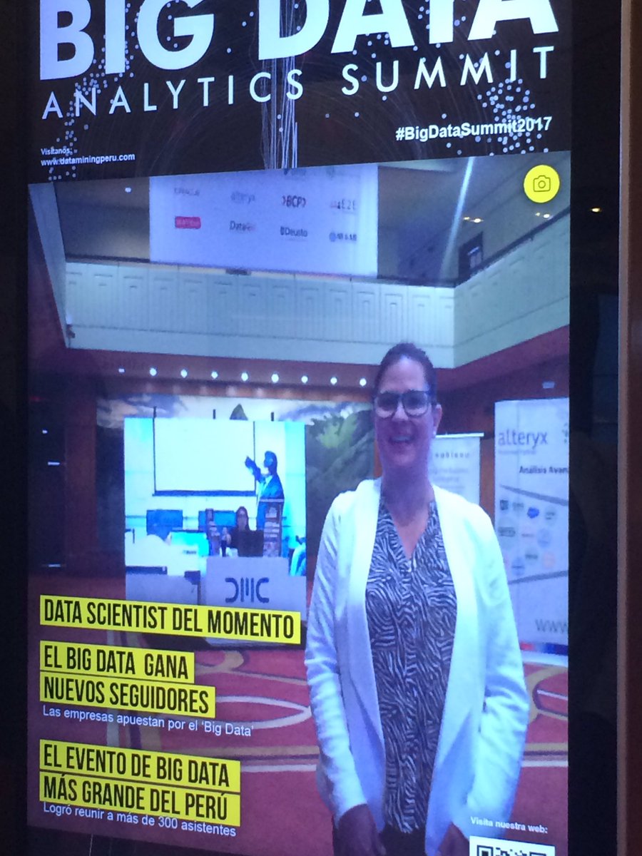 melvaneth's tweet photo. À la prochaine! ¡Hasta pronto!#BigDataSummit2017 #Lima #Perú https://t.co/Nr6plrxat8