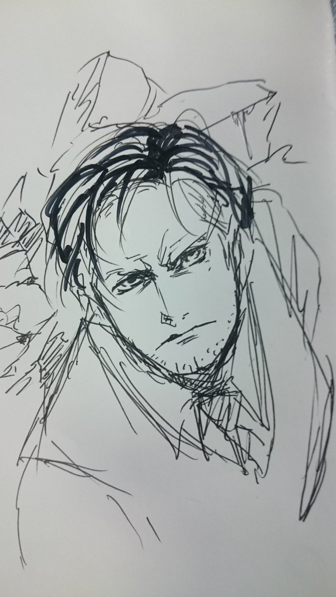 @benben2016hen01 冒頭のブルースがとても好きで #いいねした人に後悔するほど適当なイラスト描く 