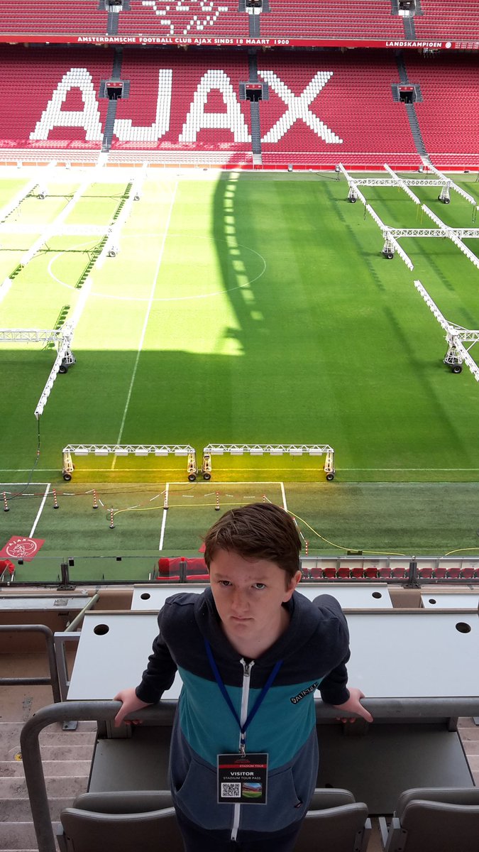 DWProjectIndigo's tweet photo. What a fun morning, today I have been exploring Amsterdam ArenA home of Ajax! Someday I hope to watch a match. https://t.co/zNqHCUfdr9