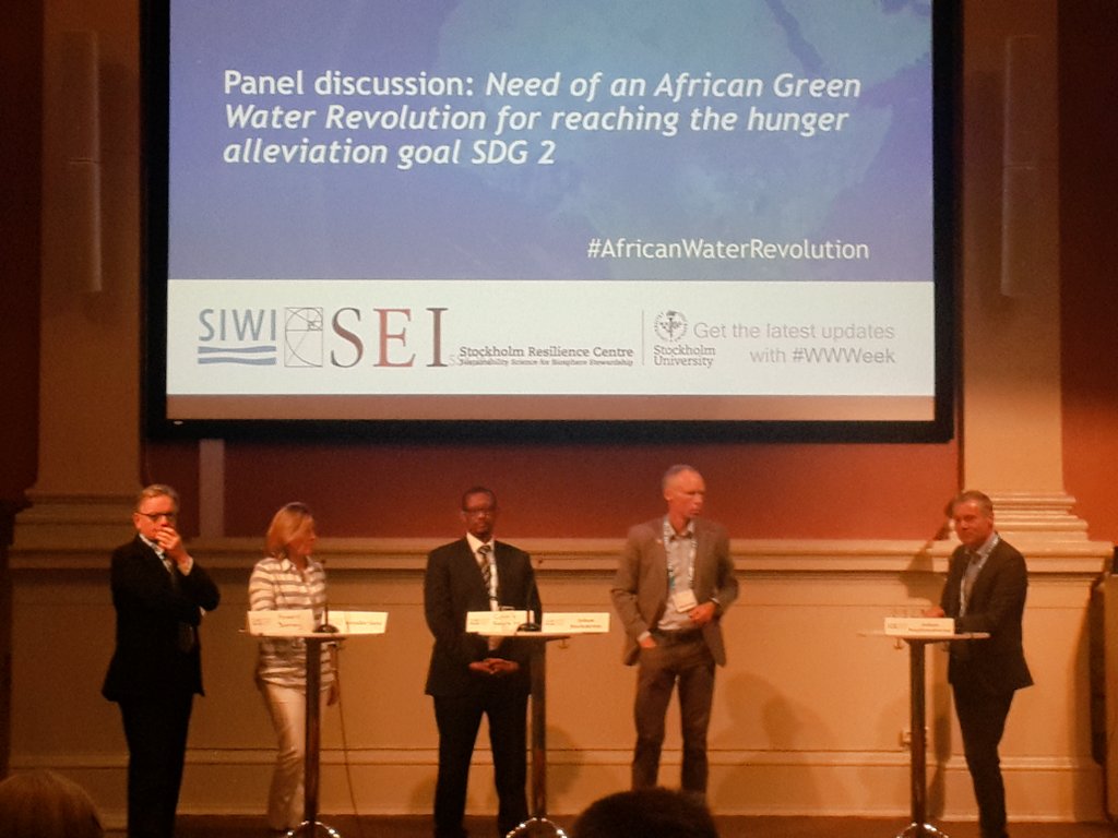 BrendaAnneO's tweet photo. "It will NOT be possible to reach SDGs in Africa without an #AfricanWaterRevolution that builds water for sustainable development" #WWWeek https://t.co/e0IHzA5Gmn