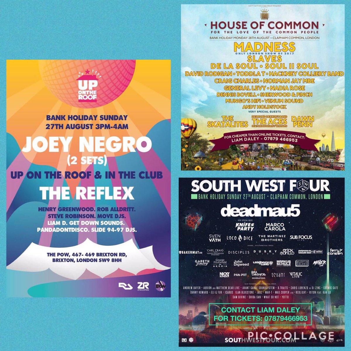 LiamDaley3's tweet photo. Sw4  &amp; Madness cheaper than online tickets 07879466953 https://t.co/VYUC4QtTc8