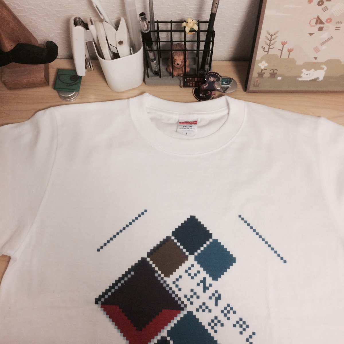clrfnd's tweet photo. hako 生活と申します。
10.08 PixelArtPark4に出展します。

現在開発中の #UNREAL_LIFE の展示、
Tシャツ等のドット絵グッズを販売します。

よろしくお願いいたします。
https://t.co/xpX4SndfK9
#PixelArtPark https://t.co/yDZ5fUdfm9