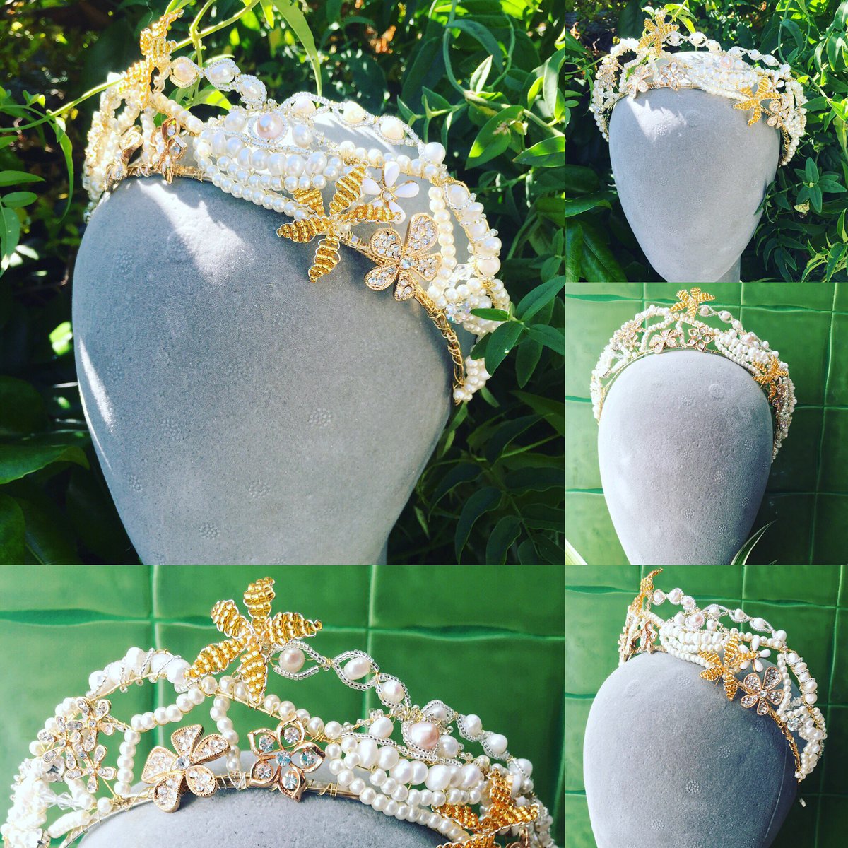 DoleckaBridal's tweet photo. Sunday crowns #alternativewedding #creativebride #bridalaccessories #wedding https://t.co/okP2UbCEyJ
