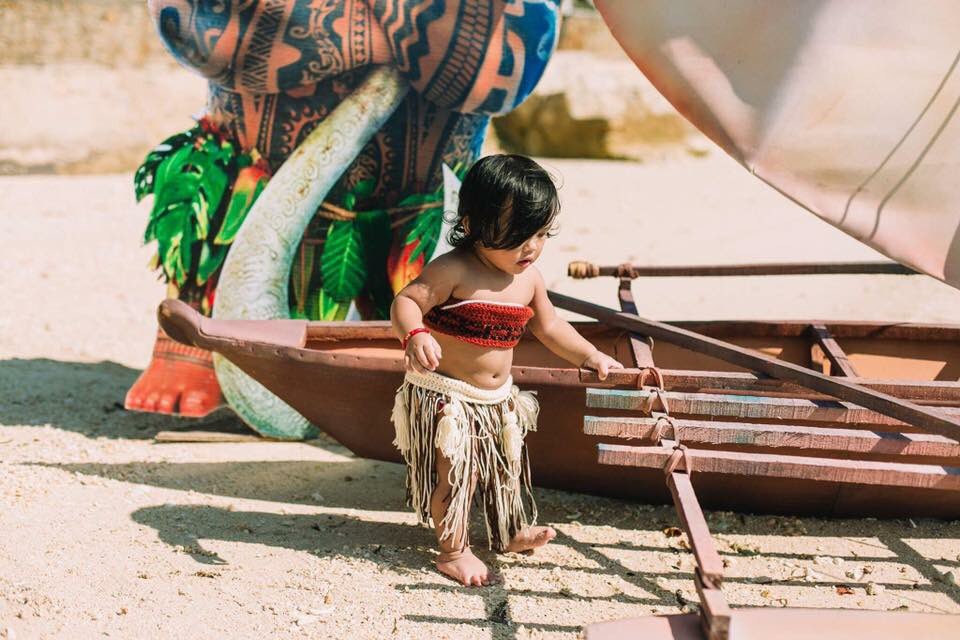 nathaliezumab's tweet image. Adaline Isobelle is Moana hahaha #MoAda 💕 @joselexflo
