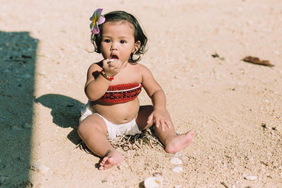 nathaliezumab's tweet image. Adaline Isobelle is Moana hahaha #MoAda 💕 @joselexflo