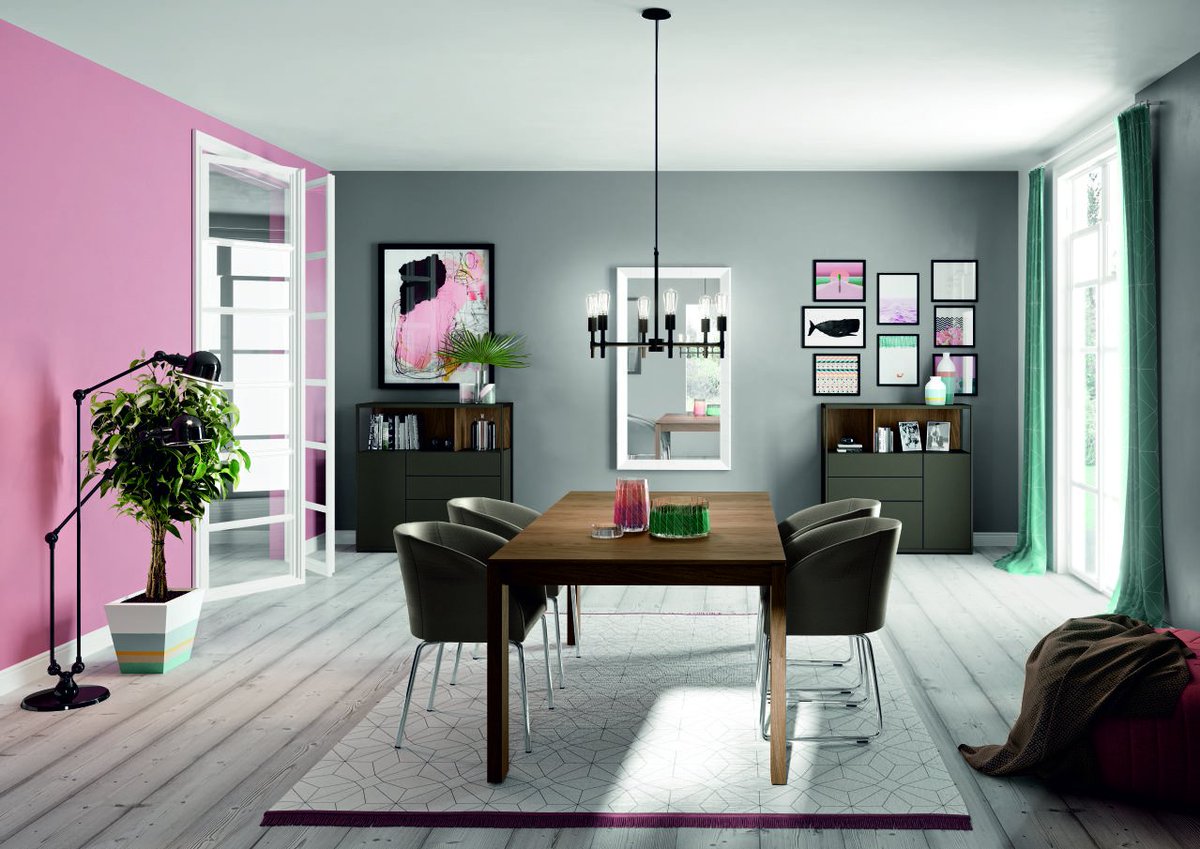 Beautiful dining room design with furniture from now! by hulsta! #interiordesign #architecture #remodel #design @ronfeir <a href="/NYSpacesmag/">NYSpaces</a>