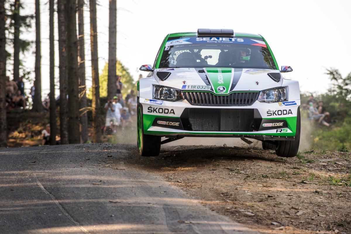 🏆 With the 7th #win at the #BarumRally 🇨🇿, Jan #Kopecký breaks his own record and remains unbeaten in Czech c'ship since April 2015 👏🍾