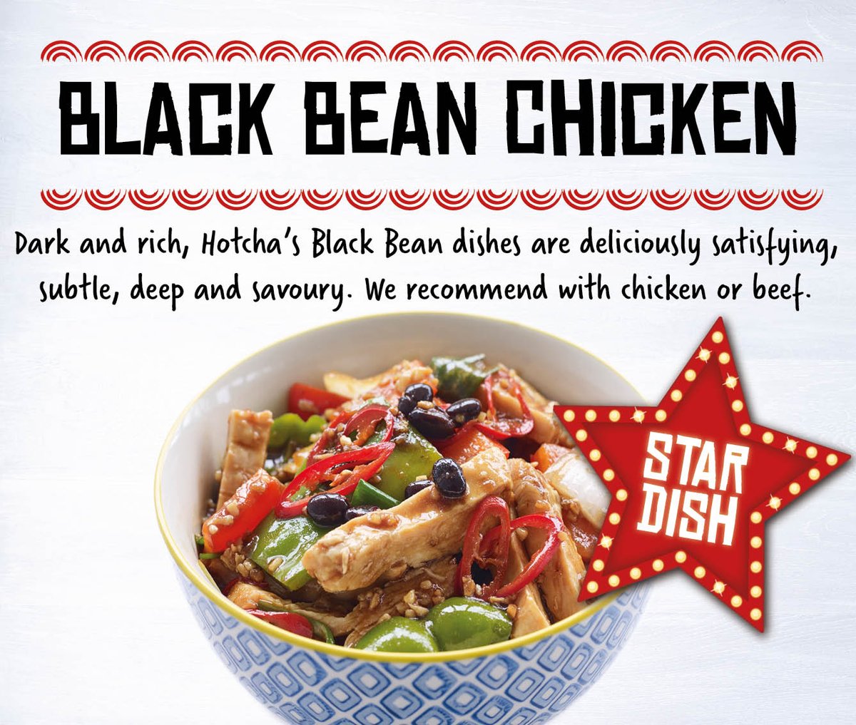 Don't forget to try a free taste of our STAR DISH in-store today! #stardish #hotcha #hotchauk