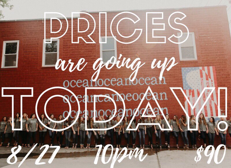 CLTGoGreek's tweet photo. Ladies!!! If you have not signed up for @UNCCPanhellenic #recruitment do that today!!! Price goes up tonite!!! #AmazingWomenWanted #uncc21 https://t.co/ErBe8GUBYm