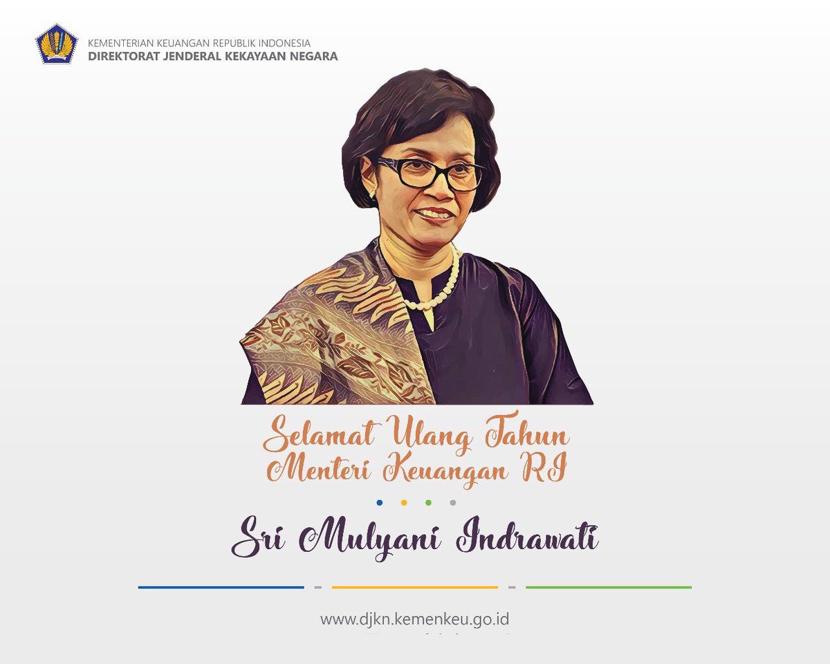 Selamat ulang tahun Ibu...
Semoga selalu dpt menjlnkn amanah dg baik bg kemandirian &amp; kemajuan bangsa. Aamiin YRA.