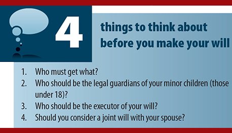 LawSociety_SA's tweet photo. 4 things to think about before you make your free will during #WillsWeek17 https://t.co/wLplYUJoHF https://t.co/Cip7O7MEA8