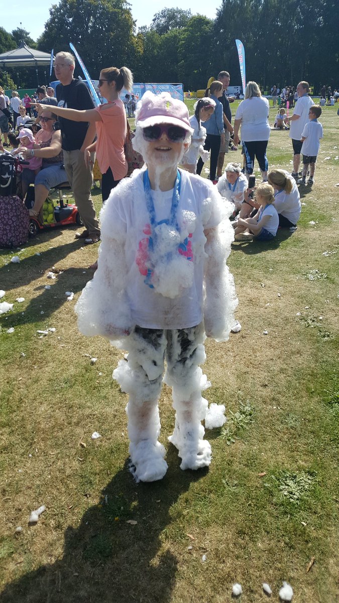 Toytown75's tweet photo. Izzi enjoyed #bubble5k https://t.co/MLrU80mXtZ
