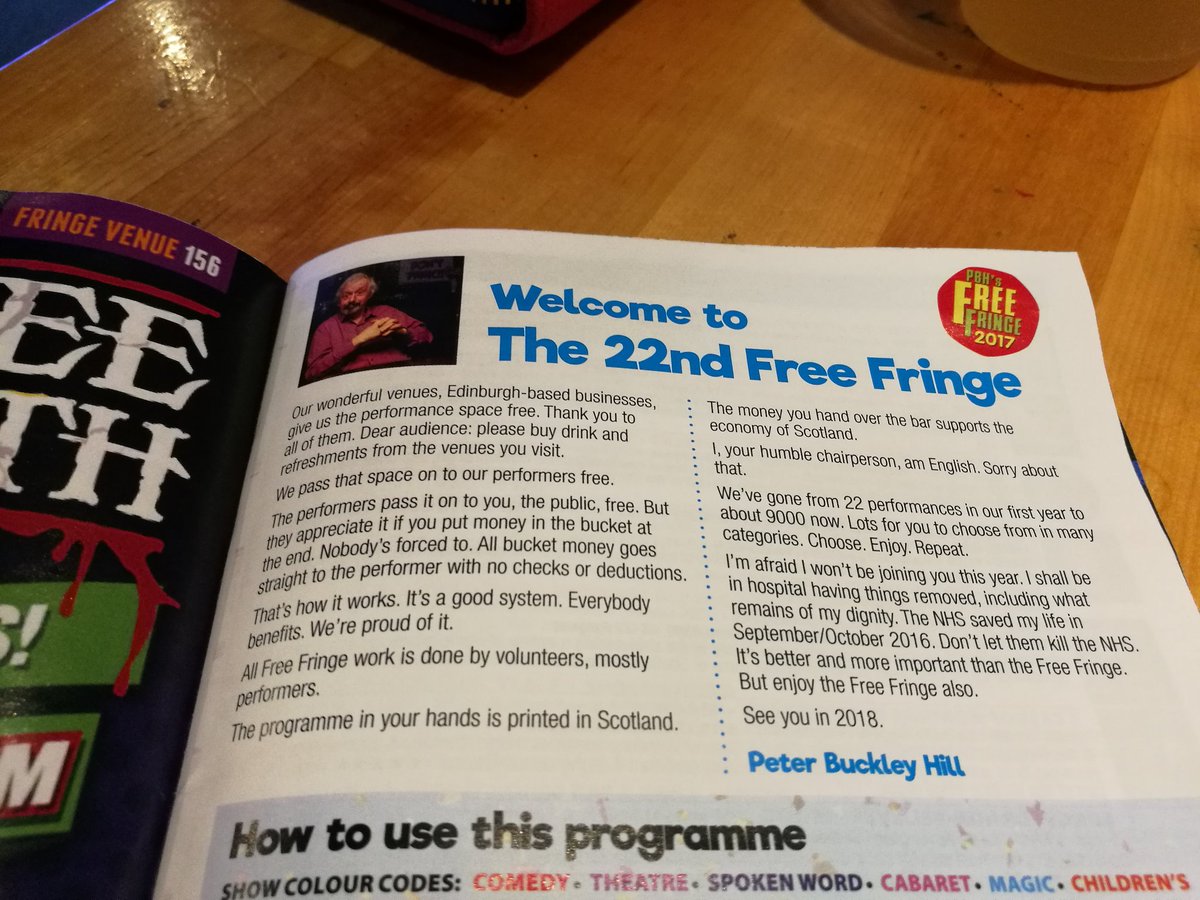 AlanLansdowne's tweet photo. Back to Yorkshire after first ever visit to @FreeFringe - amazing! Might any of your acts want to perform in Manchester on Sun, 1 Oct? [1/2] https://t.co/ahIprY8n90