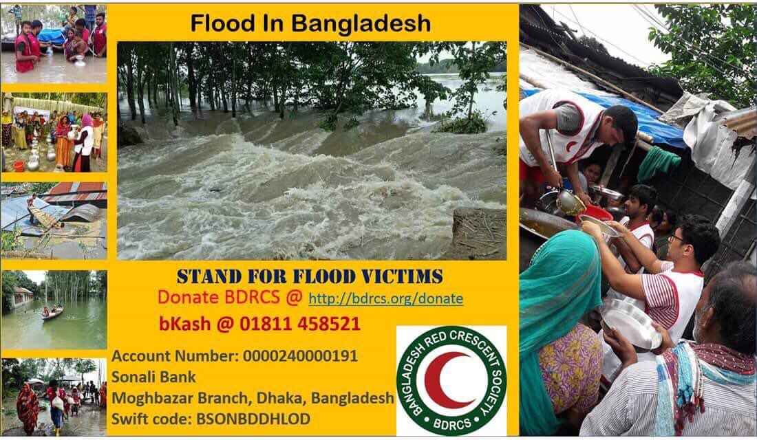 Floods have hit millions of Bangladeshis. GP has donated BDT100million to the Red Crescent for relief.  Join us in the effort. Details Below