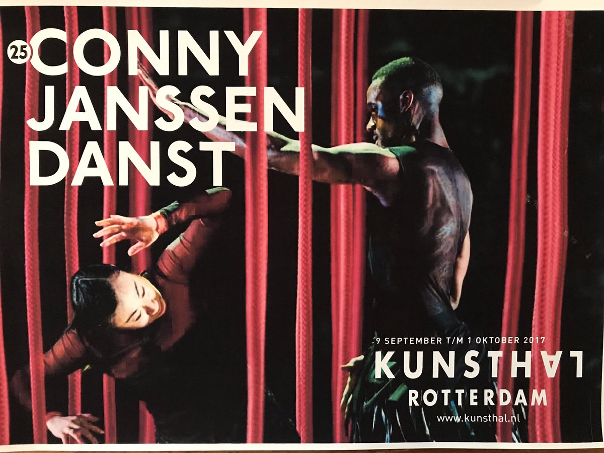 ConnyJanssen's tweet image. Wel wat anders dan voorstelling in theater!

Nog 2 weken 
#OpeningNight 
#expositie #ConnyJanssenDanst25
9sept-1okt @kunsthal 
@010MyCity