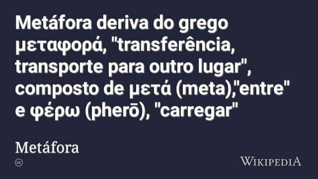 dbalieiro's tweet photo. ● Metáfora : @Wikipedia : #WikiInfo
- https://t.co/rACBdWXRIi — feeling curious in Madrid @Facebook : https://t.co/xpNEkiqaKD https://t.co/E2O5k8wOEQ