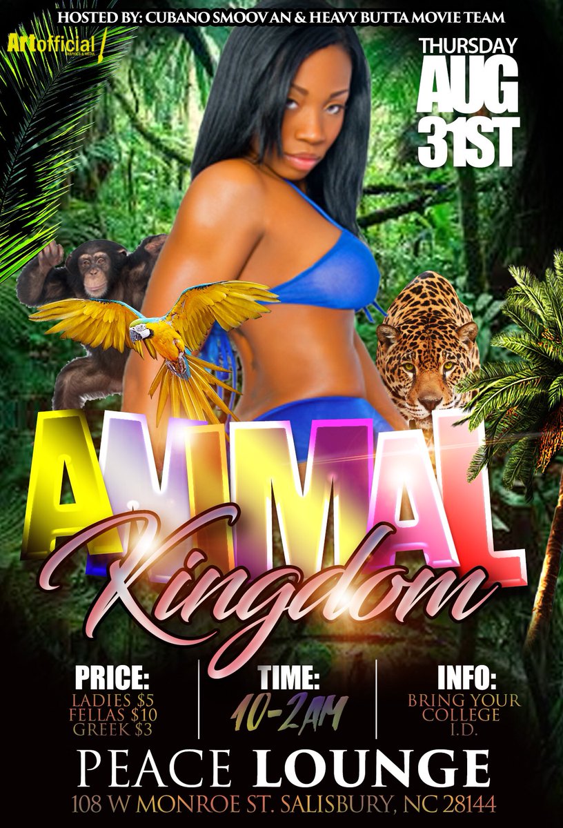 LcMoves's tweet photo. 🌴🎋Animal Kingdom  🎋🌴
🦍🐶🐇🕊 Edition 🐸🐩🐘
📍108 ᴡ.ᴍᴏɴʀᴏᴇ📍
👮🏽#imtoolit #lc21 #lc20 #lc19 #lc18 #catawba21 #catawba20 #catawba19 #catawba18 #rccc 🎬 https://t.co/JhcLSkwX6E