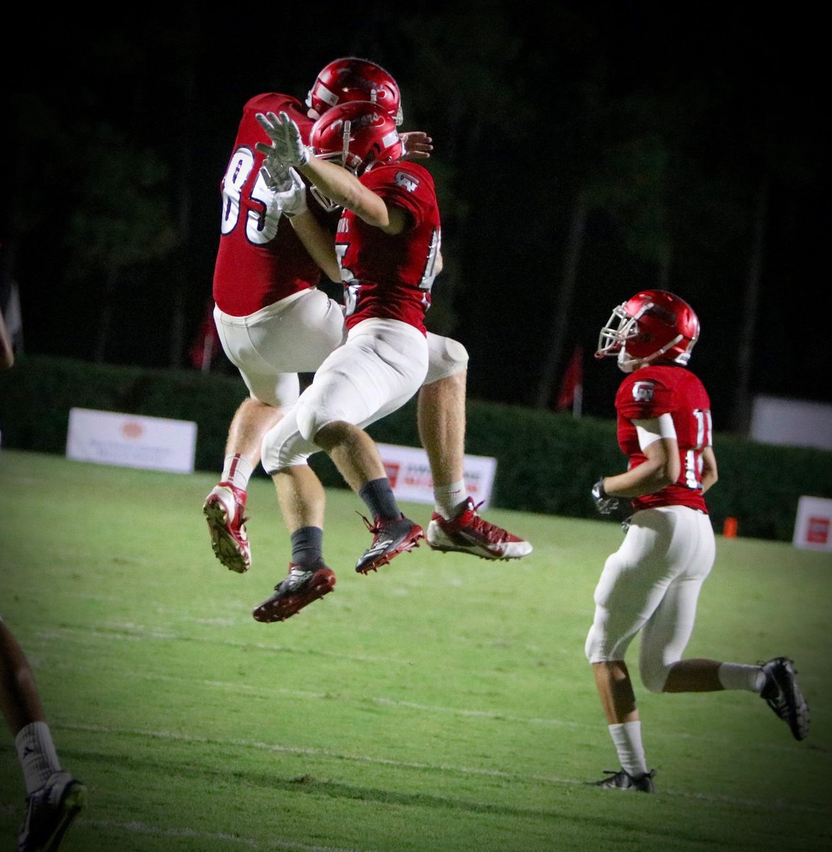 hutchba's tweet photo. @CadenHutchinso3 freshman after a TD on varsity! Proud of our boy ❤😈 #GaTerrors #45 #GATA
Thx #GenasCamera for the amazing pic! https://t.co/bnHi5kM4ug