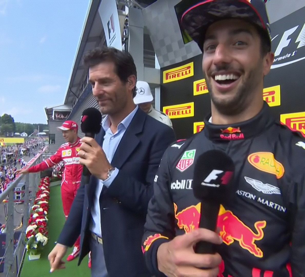 Mattzel89's tweet photo. Shoey is coming #BelgianGP https://t.co/FIg8eVecIW