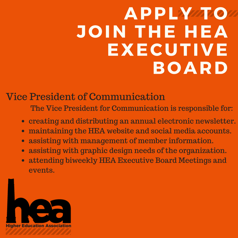 NCState_HEA's tweet photo. Interested in joining the HEA Executive Board? Send your headshot and up to 300 words to studentorg-hea@ncsu.edu before 3pm today! https://t.co/0lf0BeFi3y