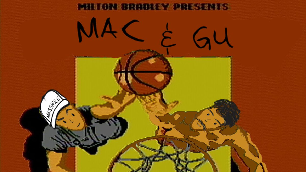 MACandGUpodcast's tweet photo. Our second voyage into 8-bit territory was in 1989 when Milton Bradley came out with "Mac & Gu: 1 on 1" for the NES.
#LearnKnowledge https://t.co/tWDWl9IqpX