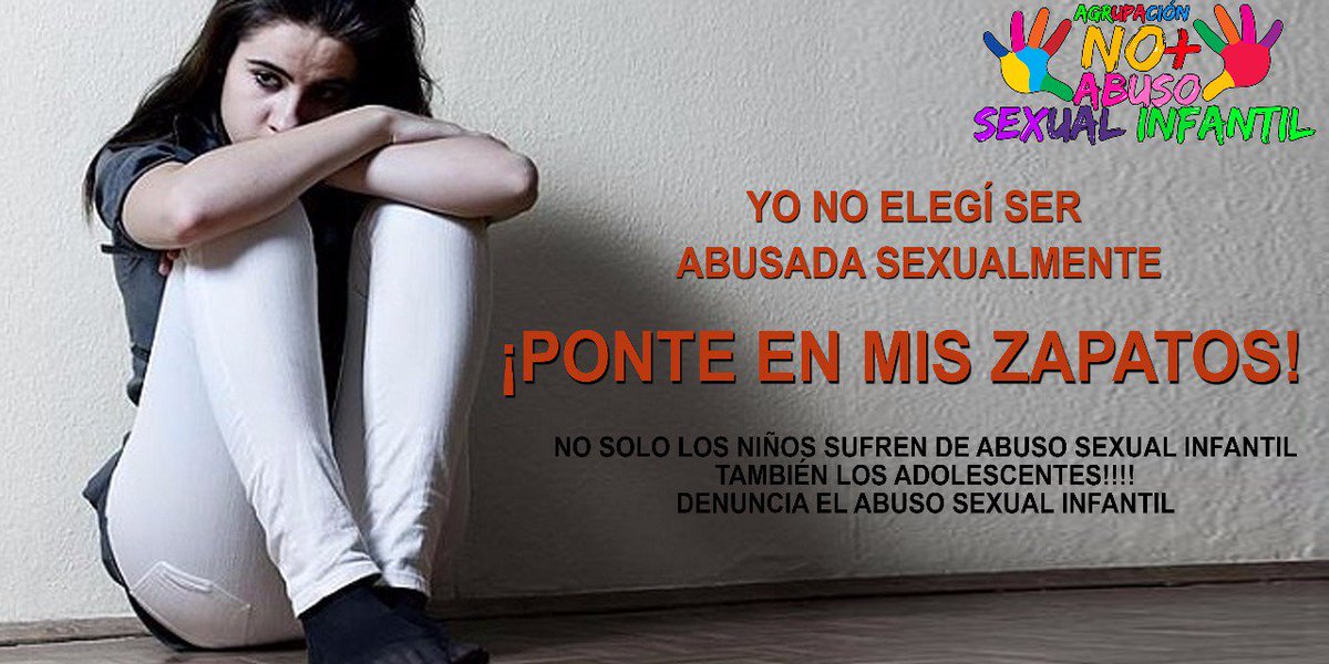 NoMAS_ASI_CHILE's tweet photo. Cómo Padres debemos estar atentos,como sociedad debemos creerles , apoyarlos .
No los dejemos solos #yoprevengo https://t.co/aVxDVKqMJb