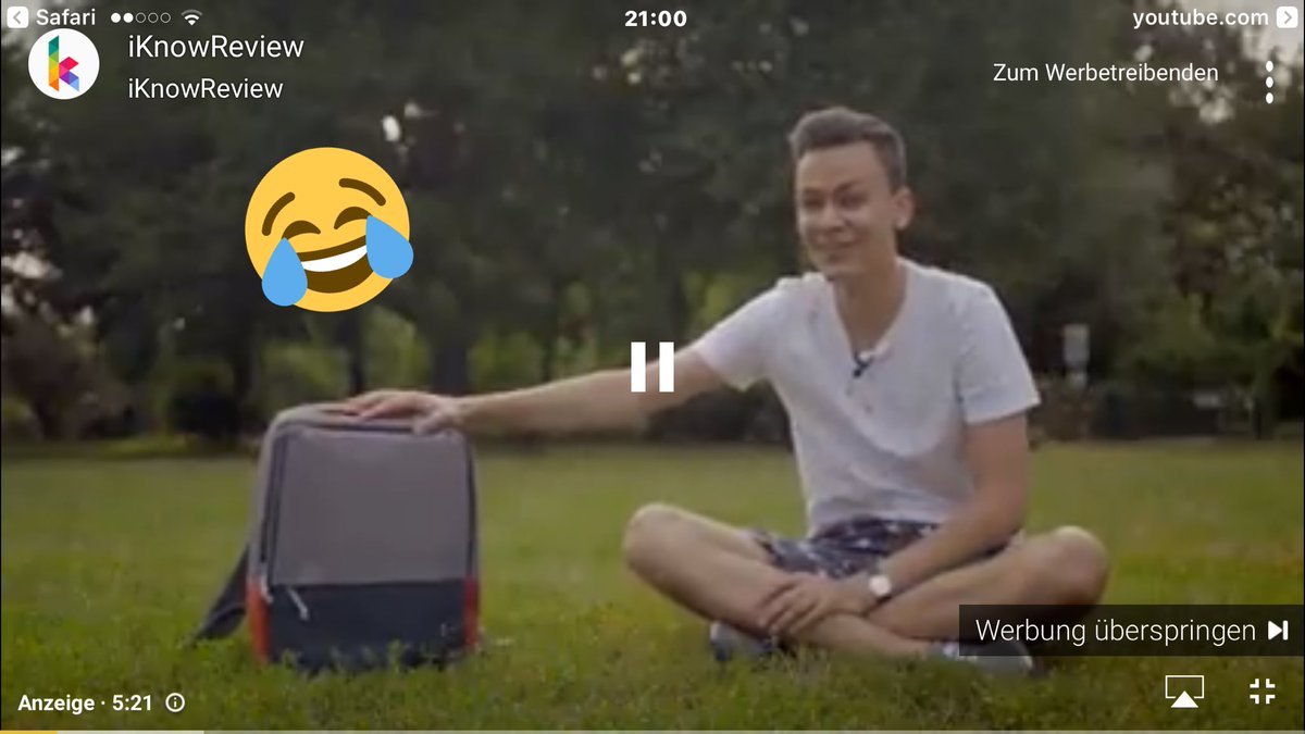 CheckerKing007's tweet photo. Soso @iKnowReview ist jetzt auch in der Werbung... da überspringt man doch nur ungerne 😂😊 https://t.co/Rx2GFElBce