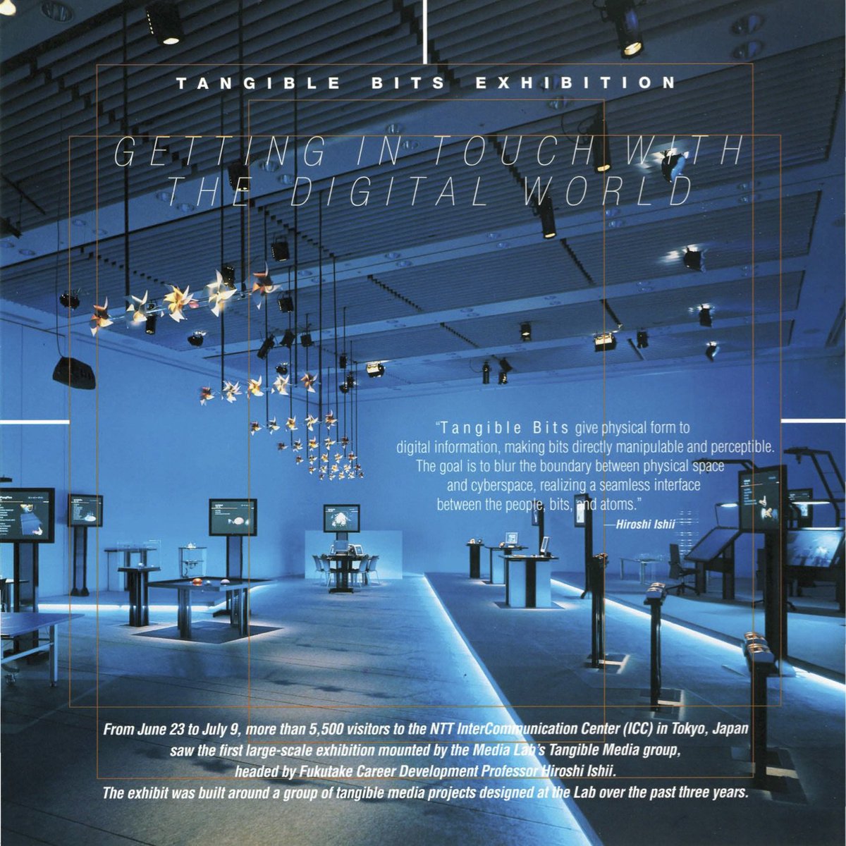 ishii_mit's tweet photo. 【情報感触気配展】#TangibleBits Exhibition 2000 at @NTTICC in Tokyo - MIT Media Lab #FRAMES #98 July 2000 @medialab
https://t.co/2FzOPznIhL https://t.co/RUYaOCGe2T
