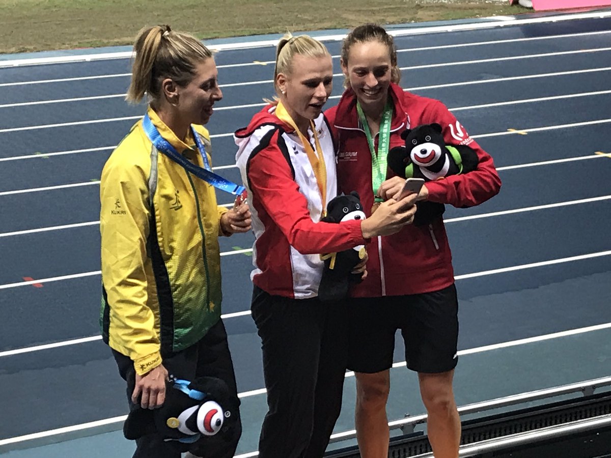 BEL_SUTaipei's tweet photo. Noor Vidts with her bronz medal in heptathlon (5728pts) #SUTaipei2017 #BEL_SUTaipei #universiade #FISU Great job!!!! https://t.co/8BCoMSH0pL
