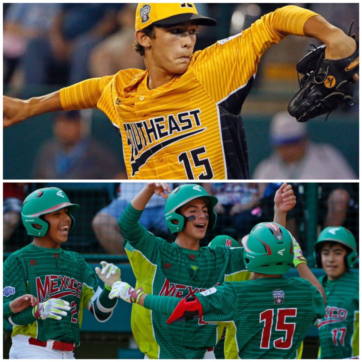 IAmTheNinong's tweet photo. North Carolina Vs. Mexico in the @LittleLeague World Series consolation game...⚾️🤙🏼 #LLWS #LittleLeagueWorldSeries #LLWSonESPN https://t.co/wGMz7VwpGk