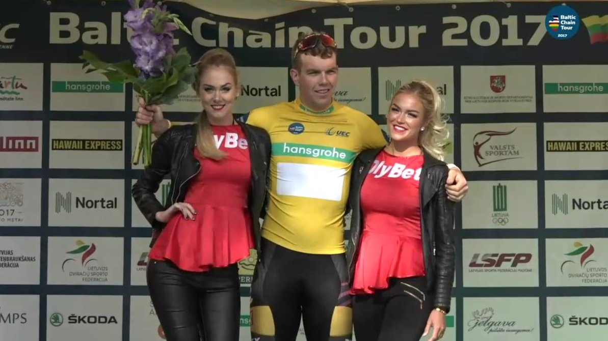 BrainOnWheels's tweet photo. #BCT2017 @teamspbanksor rider, @HermanDahl, wins last stage & overall Gc of #BalticChainTour. https://t.co/qu9gNVksKx