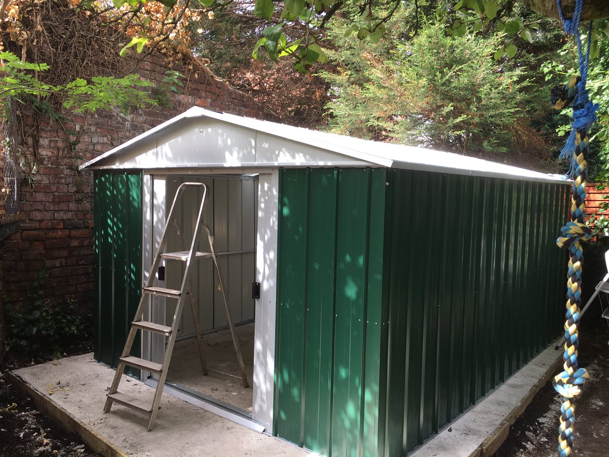 Today's garden shed Installation in Chorlton 8-12 <a href="/yardmaster_uk/">Yardmaster UK</a>