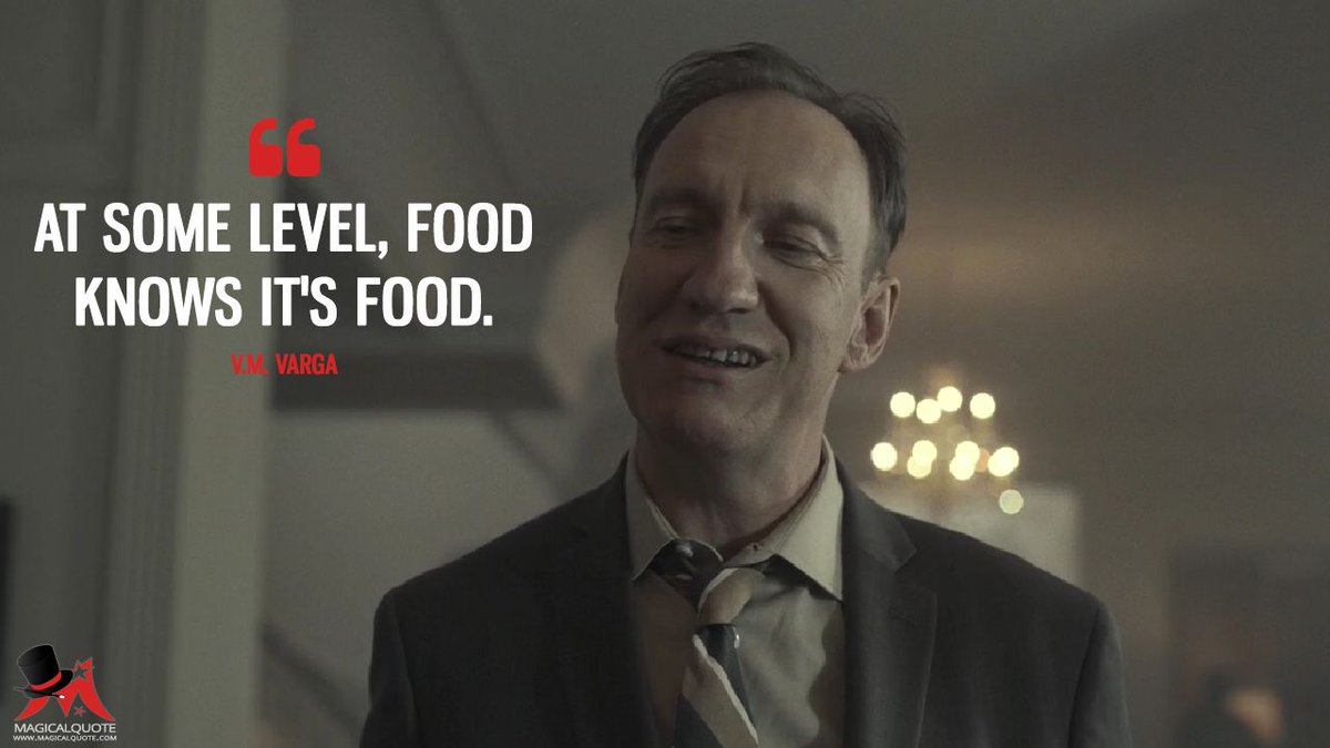 Magic2Quote's tweet photo. #VMVarga: At some level, food knows it’s food.
More on: https://t.co/pH74WBJNVT
#Fargo #FargoFX https://t.co/0VfTcvGEy5