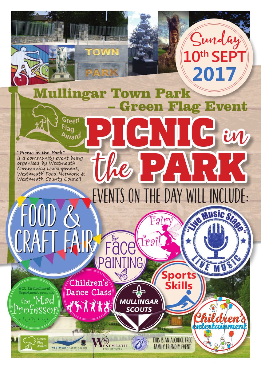 Mgar_Chamber's tweet photo. This looks like a must attend event in our award winning Town Park!

#LoveMullingar https://t.co/BGQ0qBr01X