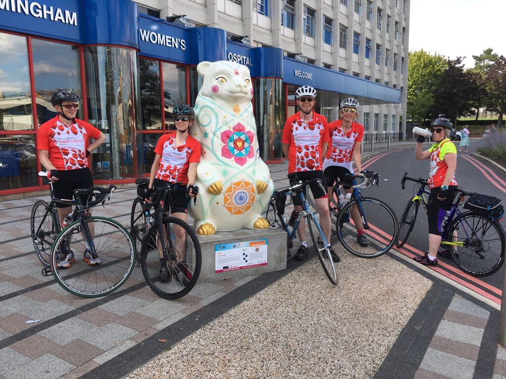 Bham_Childrens's tweet photo. Our #BearPedalers have reached the bear-utiful @IndiaBearBWH. Just a few more bears to go until they've unlocked all 100! #MissionImpawsible https://t.co/pavsIKVzzV