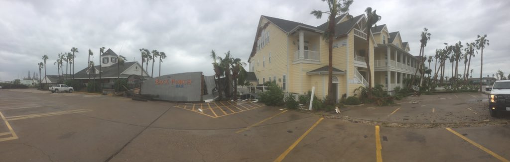 KenArchibald's tweet photo. @kevindjackson Thankfully that picture is just the rubble from the boat docks. Back Porch and Woody's are still standing.🙏🏼 https://t.co/TXcPRjPKTV