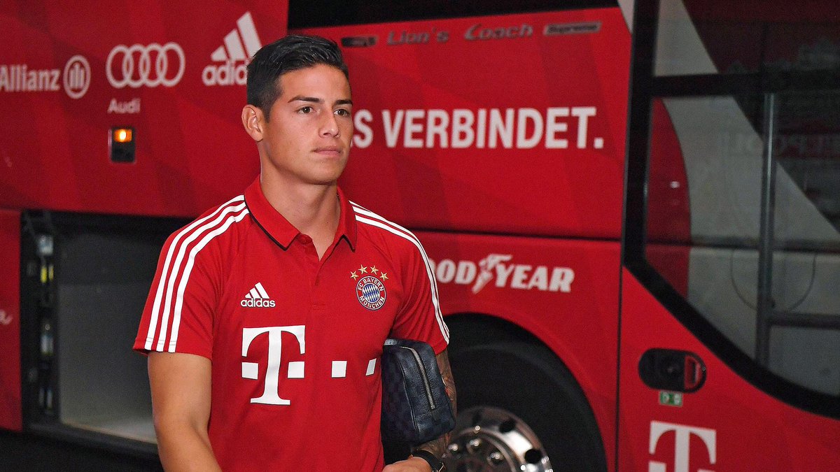 BayernMunichCo's tweet photo. Tras un acuerdo con la Federación Colombiana de Fútbol, @jamesdrodriguez viajará a la concentración de su selección https://t.co/yW3Ah4vE5v