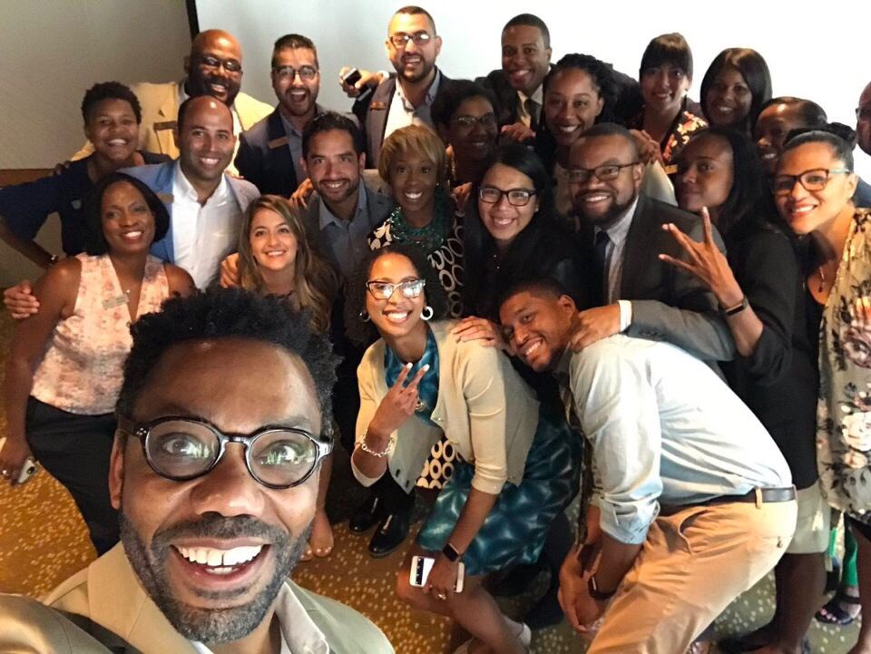 AshlieNTyler's tweet photo. THANK YOU @andreperryedu @HowardLFuller &amp; @SAKimFoxx for helping The Guardians close out our @SurgeFellowship experience. #LeadTheSurge 🎓 https://t.co/zlYW95Qxc6
