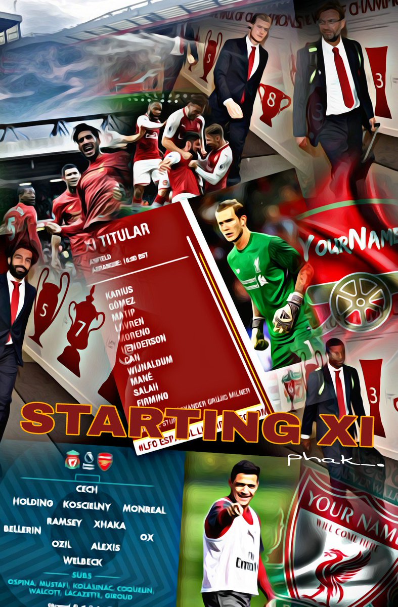 Phak_1892's tweet photo. Starting XI vs Arsenal #LFC #MatchDay
#Phak https://t.co/oMPfHlbk6b