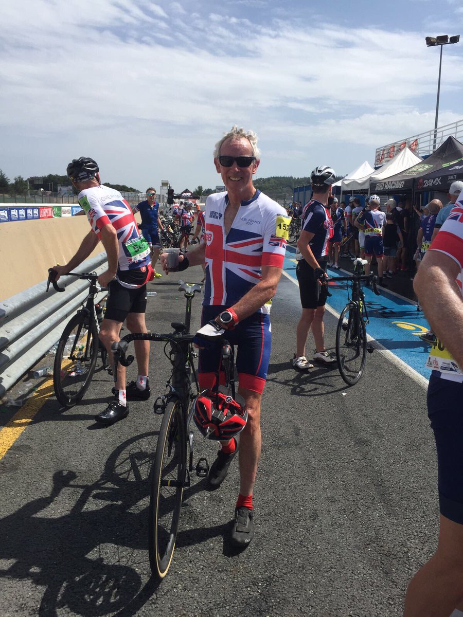 goldiebar's tweet photo. Super proud of my stepdad for completing the #ucigranfondoworldchampionships #albi 5hr17 min! Damn good for q 59 year old #proud https://t.co/2fetmyqUOn