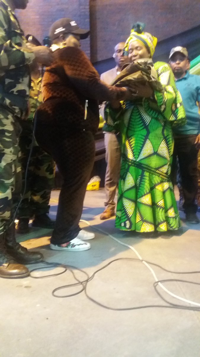 The #MKVA gave <a href="/DlaminiZuma/">Dr Nkosazana Dlamini Zuma</a> their sacred combat to acknowledge her contribution towards the struggle for freedom