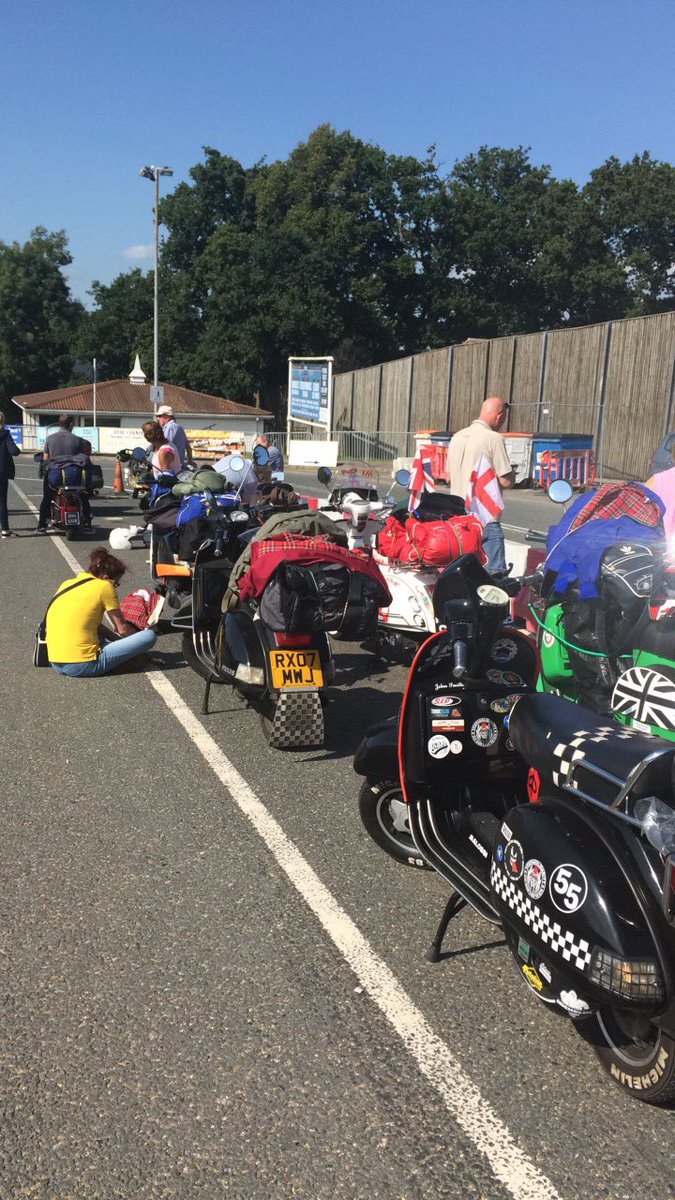 All good things must come to an end. Cracking time on scooter island. Coming home from the Isle of Wight. What a rally.