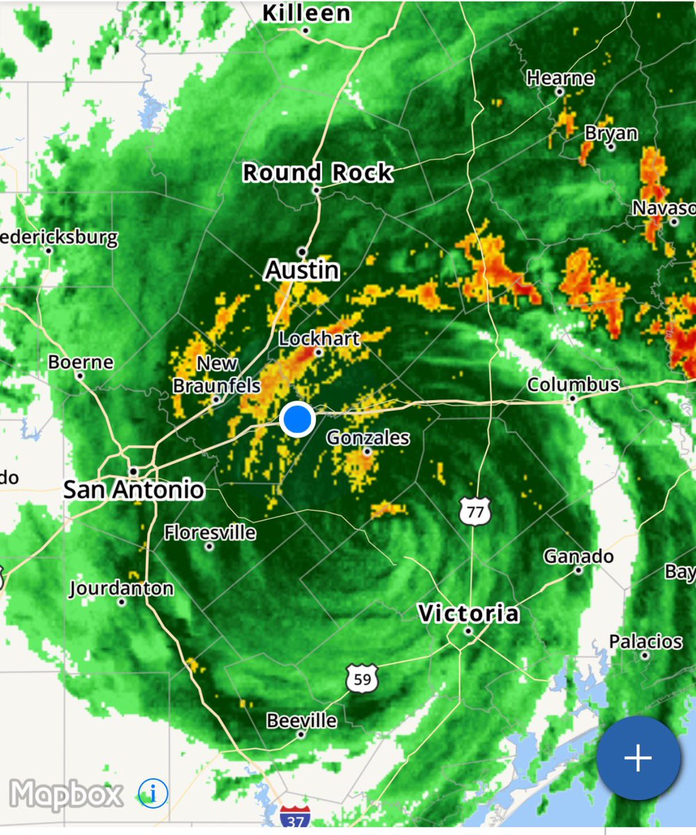CrumTrans's tweet image. The boss is a little crazy for running through the hurricane... Those poor people in Houston TX are getting hammered with floodwaters.