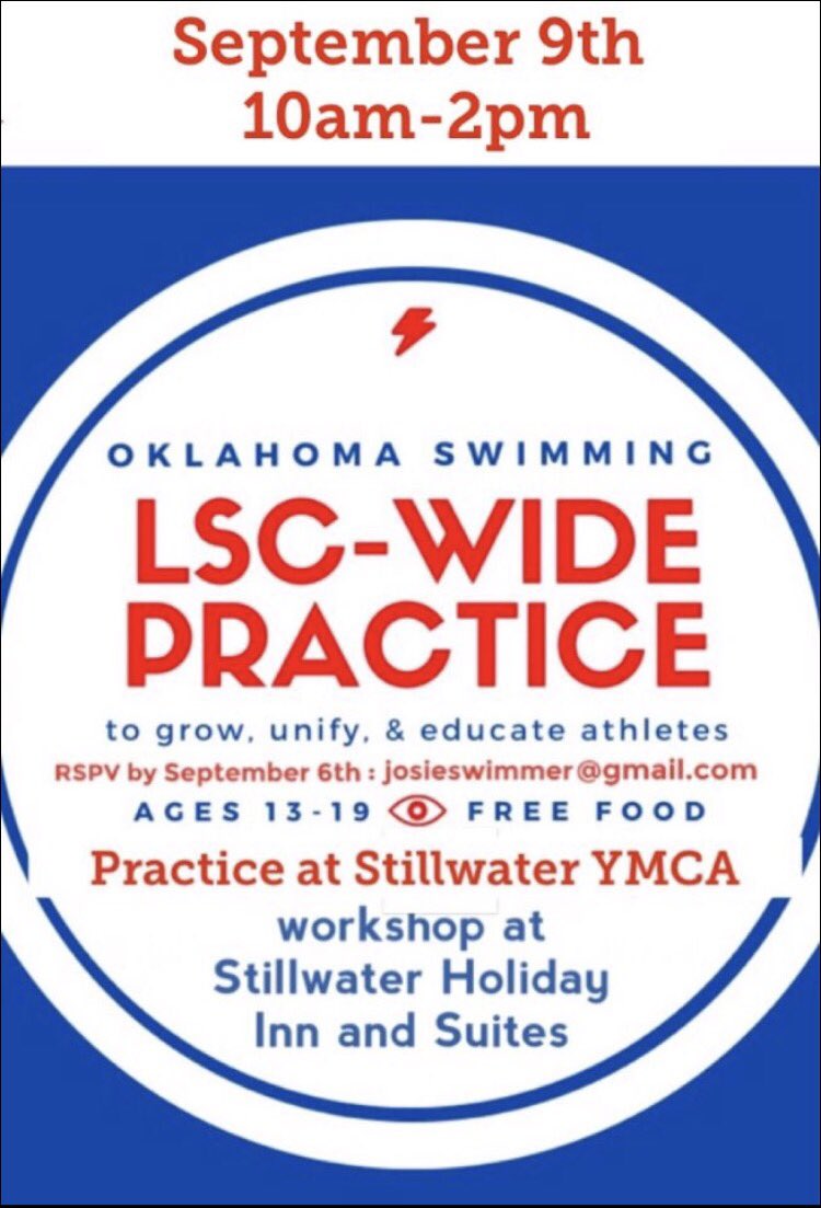 OKSathletes's tweet photo. Sign Ups for the LSC practice day are still underway!!!! Tell your friends and coaches!!! https://t.co/NieVicTge0
