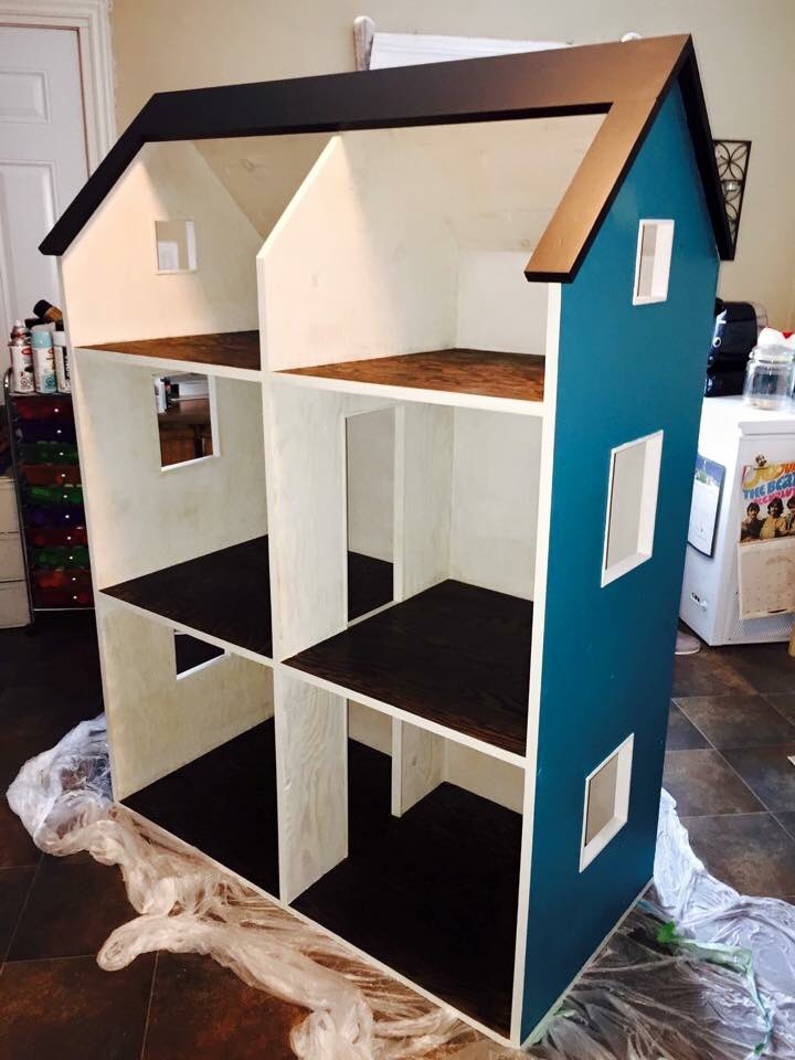 AlyssaNJenn's tweet image. #CreateMoreFund I love wood working! Here's a 6' tall doll house I made for my kids. It would be a dream come true to do this fulltime. Thx!