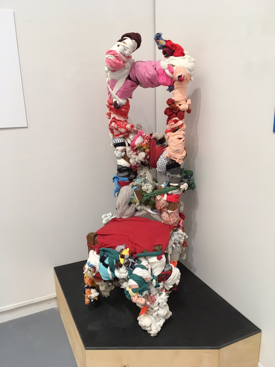 WhosKateStrange's tweet photo. #RadicalCraft @aberystwytharts is well worth a visit. Loved Pascal Tassini's chair & the wood unit by Sue Burbidge. https://t.co/YF1SCNlMFk